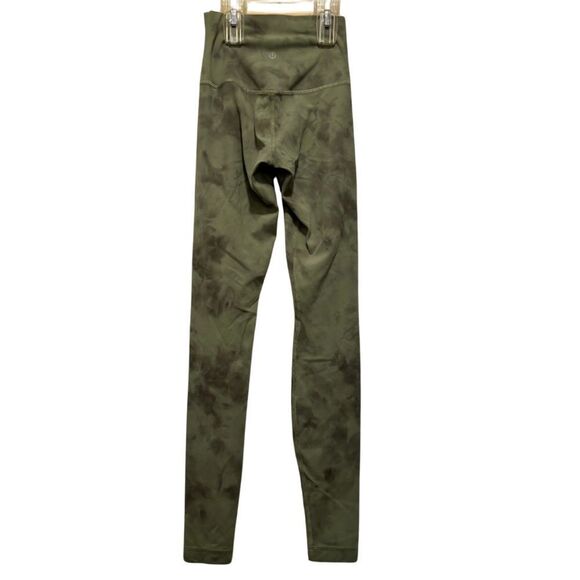 EUC Lululemon Align Pant 28" *Diamond Dye in Vista Green Medium Olive - Picture 4 of 10